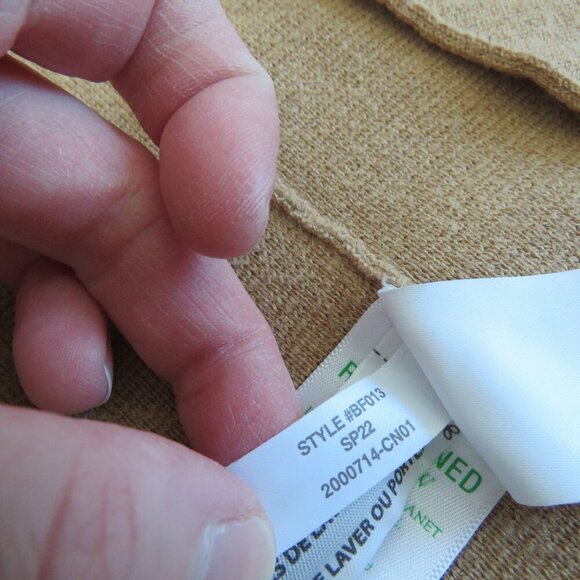 J. CREW Cecile Relaxed Knit Sweater Blazer One-Button in Camel Preppy Size XXS - Picture 8 of 14